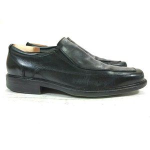 JOHNSTON & MURPHY Apron-Toe Black Sz 11 M Loafers